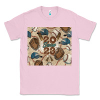 Bubblegum Pink Baseball senior Classic Tee - NancyCooperArtShop