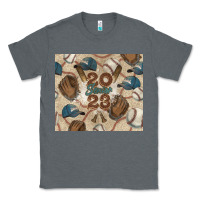 Charcoal Heather Baseball senior Classic Tee - NancyCooperArtShop