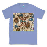 Colony Blue Baseball senior Classic Tee - NancyCooperArtShop