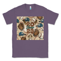 Lavender Baseball senior Classic Tee - NancyCooperArtShop