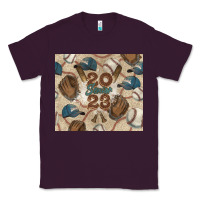 Plum Baseball senior Classic Tee - NancyCooperArtShop