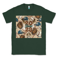 Sports Green Baseball senior Classic Tee - NancyCooperArtShop