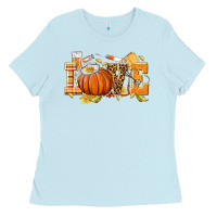 Baby Blue love nurse fall Ladies Tee - texasbilliewilder
