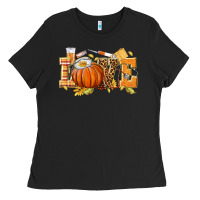 Black love nurse fall Ladies Tee - texasbilliewilder