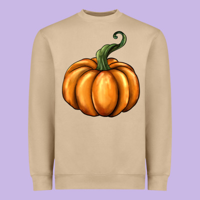 Pumpkin Heavyweight Sweatshirt Designed By Barkaloodesign