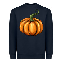 Navy pumpkin Heavyweight Sweatshirt - BarkalooDesign