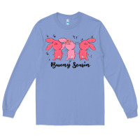 Colony Blue easter bunny Long Sleeve Tee - MaliasSmallBusiness