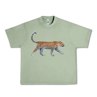Oil Green leopard Urban Heavy Tee - LillyAllenDesigns