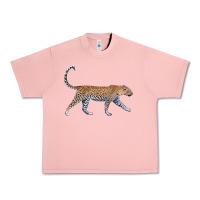 Salmon leopard Urban Heavy Tee - LillyAllenDesigns