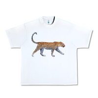 White leopard Urban Heavy Tee - LillyAllenDesigns