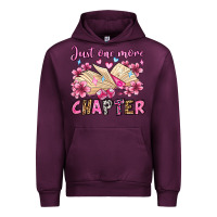 Mauve Wine just one more chapter valentine's day olivia Urban Hoodie - OliviaCreatesArt