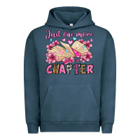 Pigment Midnight Navy just one more chapter valentine's day olivia Urban Hoodie - OliviaCreatesArt