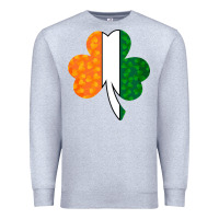 Heather Grey Shamrock Boobs St Patrick's Day design Premium Sweatshirt - Bettercallsaul