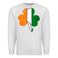 Oatmeal Heather Shamrock Boobs St Patrick's Day design Premium Sweatshirt - Bettercallsaul