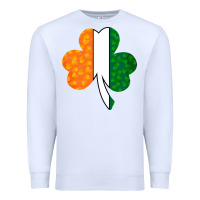 White Shamrock Boobs St Patrick's Day design Premium Sweatshirt - Bettercallsaul