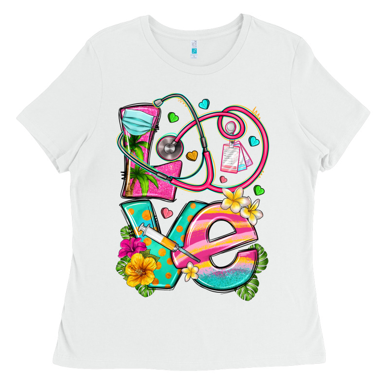 Love Summer Nurse Ladies Tee by texasbilliewilder | Teevron