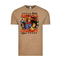 Vintage Coffee make america cowboy again Vintage Tee - AdoDesignShop