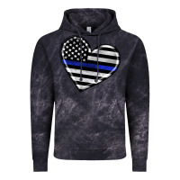 Cloud Black american thin blue line flag Vintage Hoodie - Artiststas