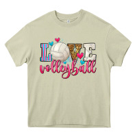 Mossy love volleyball Heavy Core Tee - Zillion Design Studio