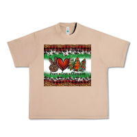 Burro Peace Love Christmas Trees Urban Heavy Tee - Jasminsmagicworld