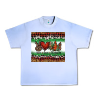 Grape Ice Peace Love Christmas Trees Urban Heavy Tee - Jasminsmagicworld
