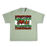 Oil Green Peace Love Christmas Trees Urban Heavy Tee - Jasminsmagicworld