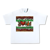 White Peace Love Christmas Trees Urban Heavy Tee - Jasminsmagicworld