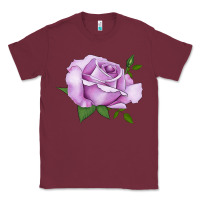 Burgundy life's little pleasures rose Classic Tee - LillyAllenDesigns
