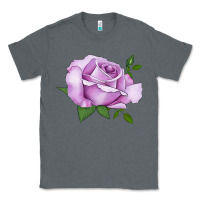 Charcoal Heather life's little pleasures rose Classic Tee - LillyAllenDesigns