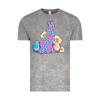 Cloud Rock easter bunny wıth easter eggs Vintage Tee - AdoDesignShop