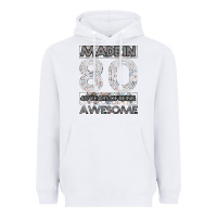 Born In 1980 Womens Heavyweight Hoodie | Teevron
