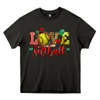 Asphalt love softball Heavy Core Tee - Zillion Design Studio