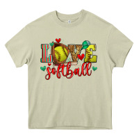 Love Softball Heavy Core Tee | Teevron