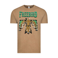 Vintage Coffee freebird native american Vintage Tee - AdoDesignShop