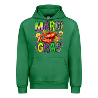 Emerald mardi gras crawfish olivia Urban Hoodie - OliviaCreatesArt