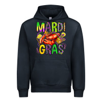 Navy mardi gras crawfish olivia Urban Hoodie - OliviaCreatesArt