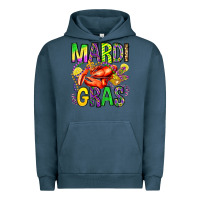 Pigment Midnight Navy mardi gras crawfish olivia Urban Hoodie - OliviaCreatesArt