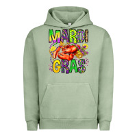 Pigment Oil Green mardi gras crawfish olivia Urban Hoodie - OliviaCreatesArt