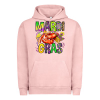 Pigment Salmon mardi gras crawfish olivia Urban Hoodie - OliviaCreatesArt