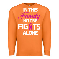 Carrot In This Family No One Fights Alone Cancer Survivor Premium Sweatshirt - Bettercallsaul