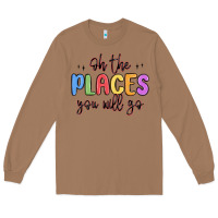 Toasted Coconut oh the places you will go Long Sleeve Tee - MaliasSmallBusiness
