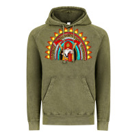 Vintage Olive firefighter gnomes rainbow Vintage Hoodie - Artiststas