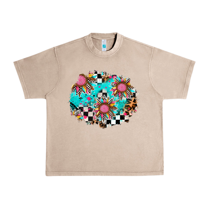 Race Sunflower Patches Urban Heavy Tee by AdoDesignShop | Teevron