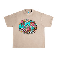 French Oak race sunflower patches Urban Heavy Tee - AdoDesignShop