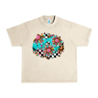 Sandshell race sunflower patches Urban Heavy Tee - AdoDesignShop