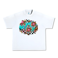 White race sunflower patches Urban Heavy Tee - AdoDesignShop