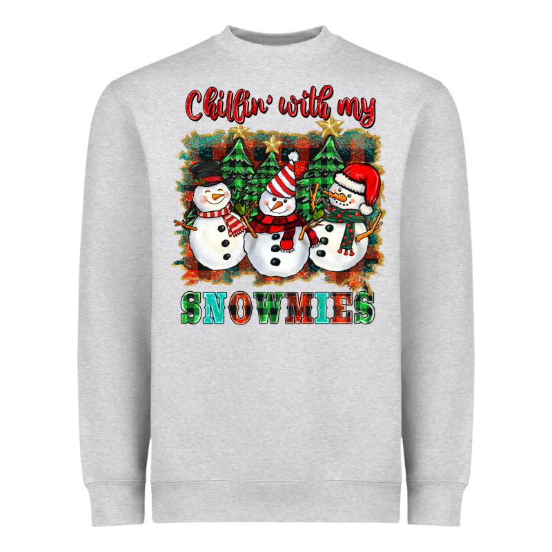 Chillin With My Snowies Heavyweight Sweatshirt by BarkalooDesign | Teevron