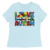 I Love Someone With Autism Ladies Tee | Teevron