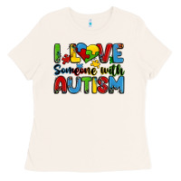 Bone i love someone with autism Ladies Tee - Zillion Design Studio