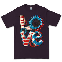 Plum Love 4th of July Premium Tee - CowGirlArtShop